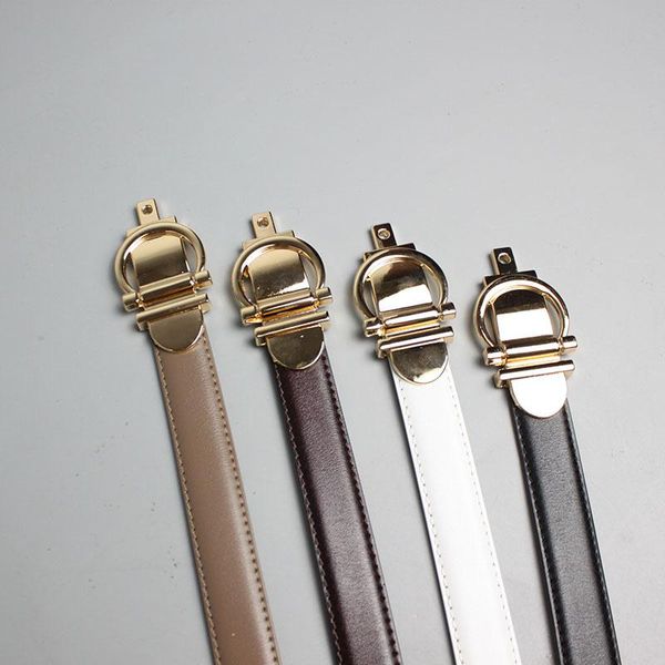 

belts female leather belt luxury and versatile thin decorative with skirt, Black;brown
