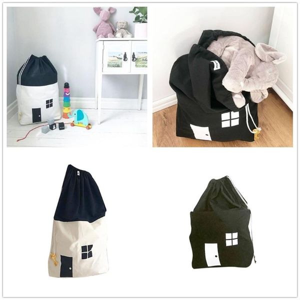 

storage bags ground map rail highway large toy sack can be used as carpet hanging bag non-woven family save space organizador bed und
