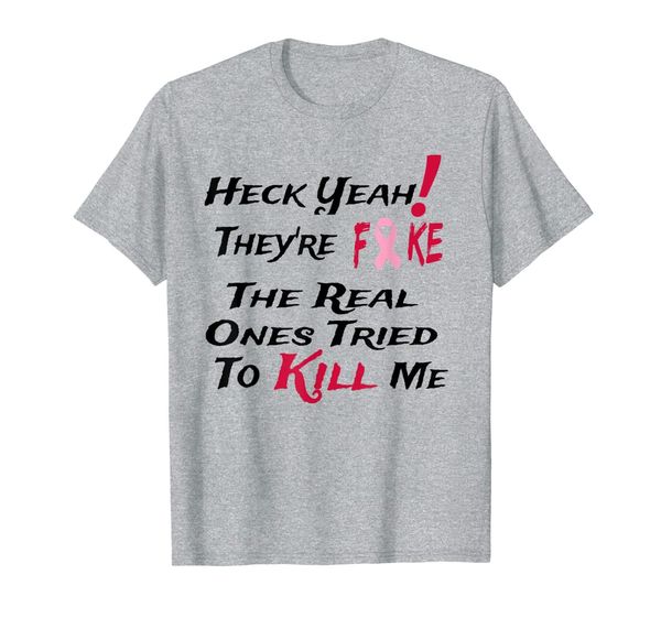 

heck yeah they're fake the real ones tried to kill me tee, White;black