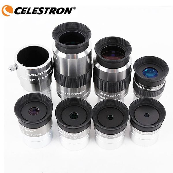 

telescope & binoculars celestron omni 4mm 6mm 9mm 12mm 15mm 32mm 40mm and 2x eyepiece barlow lens fully multi-coated metal astronomy