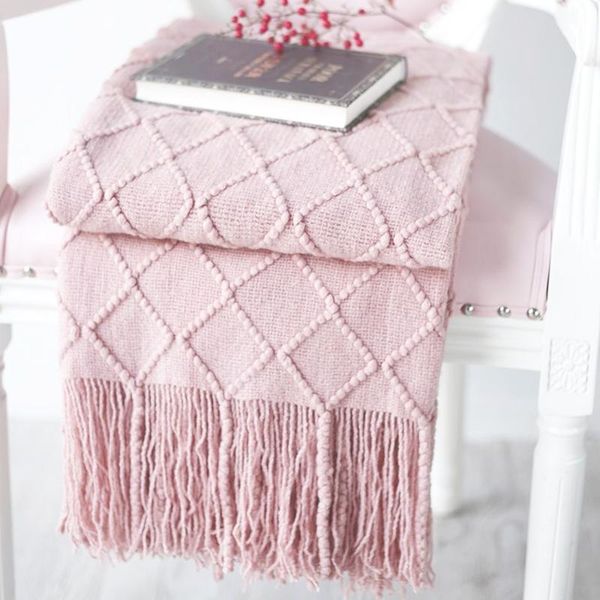 

blankets beige throw blanket textured solid soft sofa couch cover decorative knitted