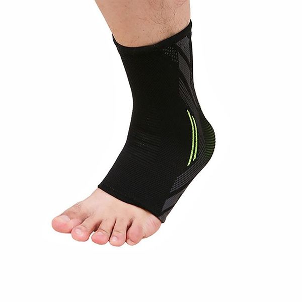 

knit ankle brace protective ventilation protection support, Blue;black