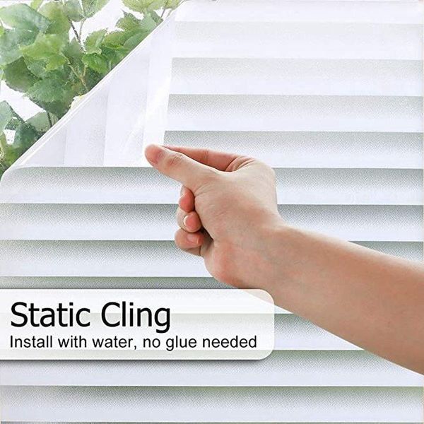 

window stickers 3d film shutters glass decal decorative privacy frosted self adhesive for office home
