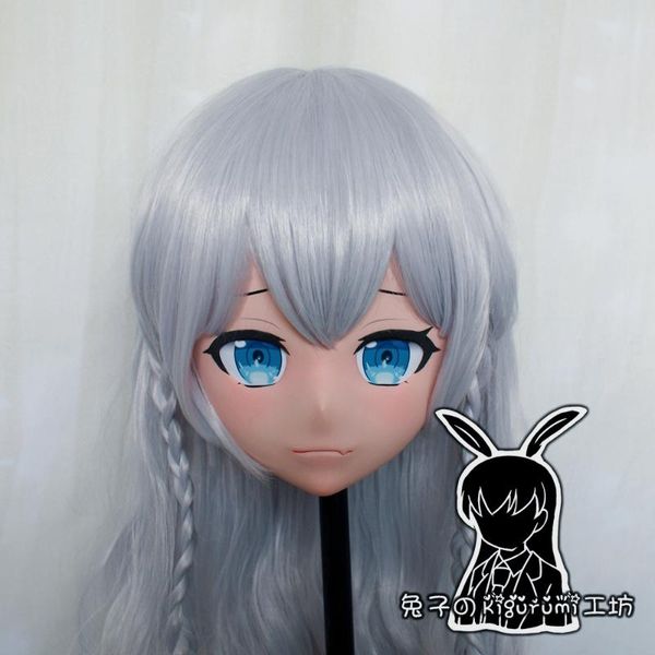 

party masks (rb6521)quality handmade female resin cosplay japanese role anime kagura nana kigurumi crossdress doll transgender mask