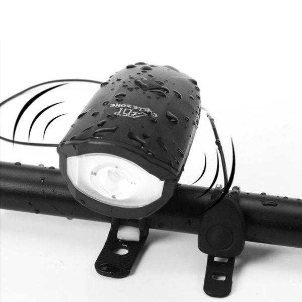 

bicycle light horn usb rechargeable headlight with riding equipment bike lights