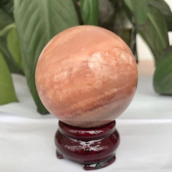 

decorative objects & figurines beautiful natural orange dongling jade ball energy healing reiki jewelry