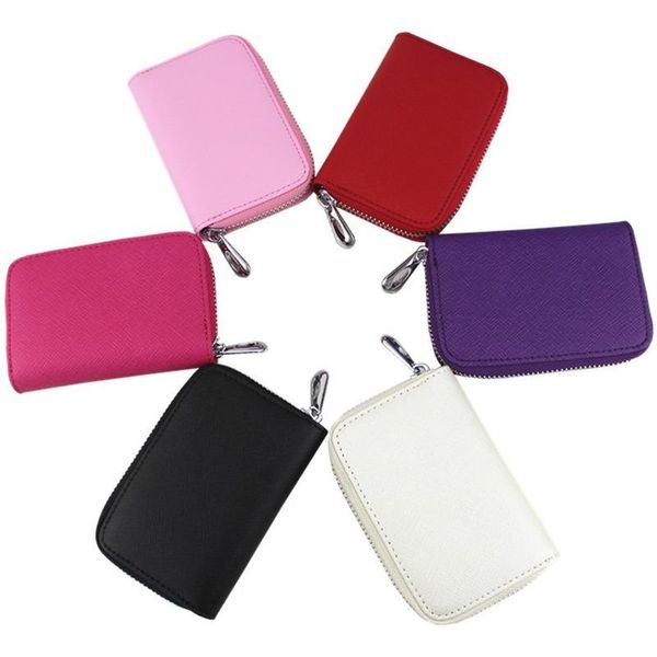 

card holders first layer cowhide organ case anti-theft lady holder men multifunctional zipper small wallet, Brown;gray