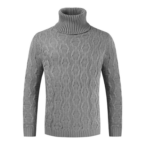 

men's sweaters 2021 brand turtleneck sweater men fashion casual solid color pullovers male winter warm knitted s-3xl, White;black