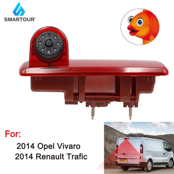 

car rear view cameras& parking sensors smartour ir camera ip67 waterproof wide viewing angle third brake light for vivaro trafi