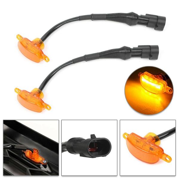

front grille led light 4-door raptor 959425 amber easy to install interior&external lights