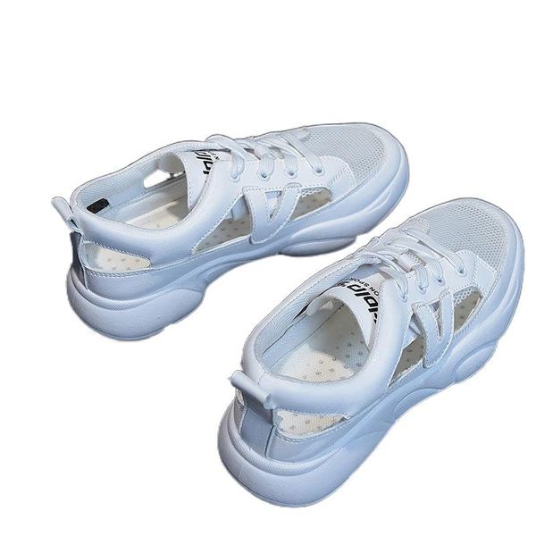 

sandals women's sports 2021 summer all-match internet celebrity beach shoes ins women, Black