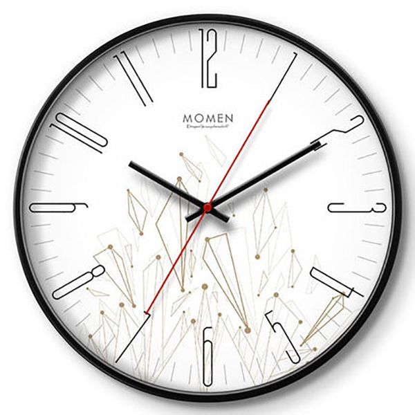 

wall clocks nordic creative clock modern design watch mechanism kitchen bedroom pow relogio parede home decor 50zb277