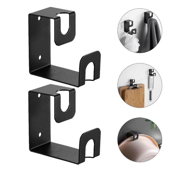 

hooks & rails 2pcs stainless steel wash basin hanger punch wall practical storage rack