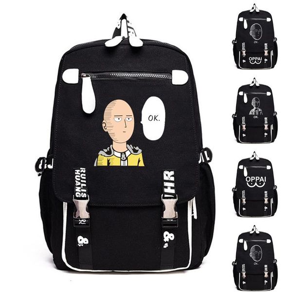 

backpack one punch man cosplay luminous student school shoulder bags cartoon laptravel gift