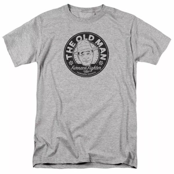 

a christmas story the old man t shirt licensed movie classic tee new sport grey, White;black