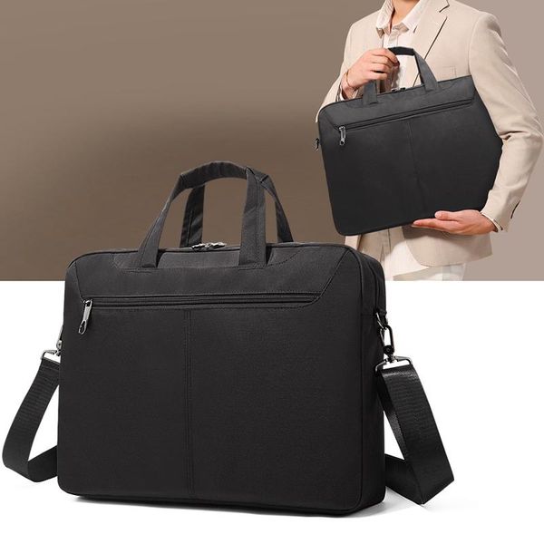 

briefcases men business computer lawyer handbags portable shoulder 15 inch lapoffice bags messenger man bag bolso hombre