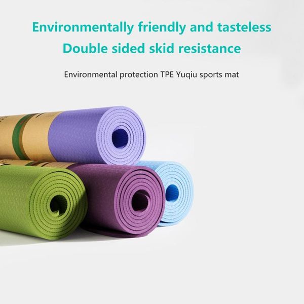 

183cm*61cm nbr yoga mat soft beginner non- slip for pilates home gym fitness sports outdoor pads mats