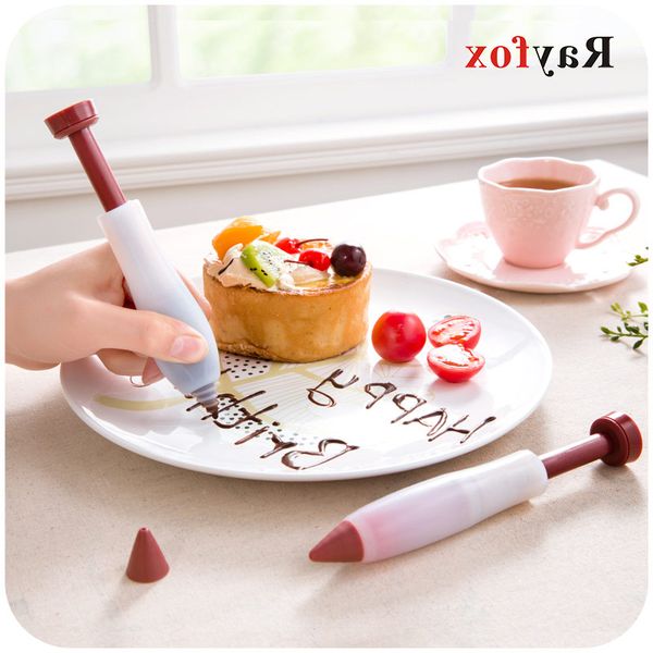 

kitchen utensil gadget accessories silicon food write pen chocolate cakes decorate tools cream cup kitchen delivered wholesale