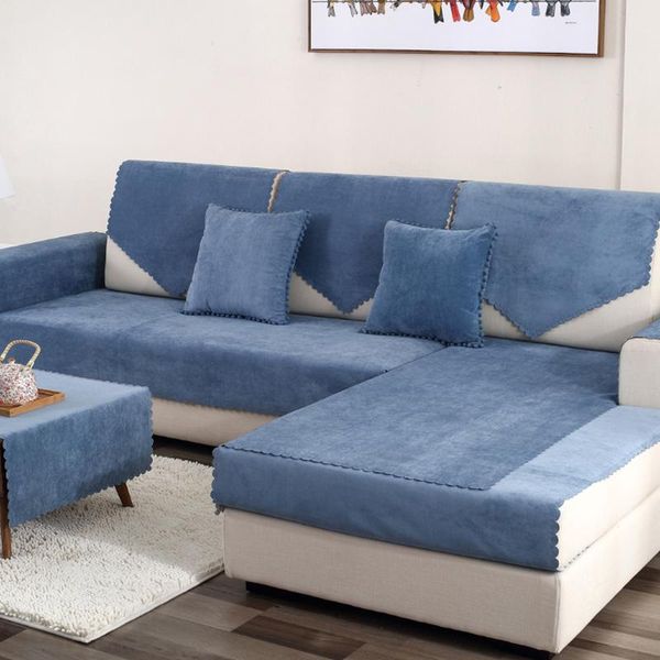 

chair covers waterproof couch cover anti-urine sofa for living room solid color seat cushion universal pet pad towel slipcover