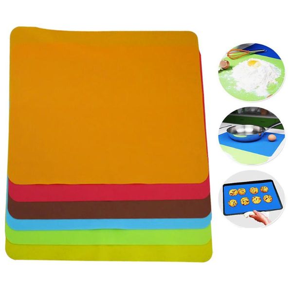 

mats & pads silicone baking liner oven mat heat insulation pad bakeware kid table jan88