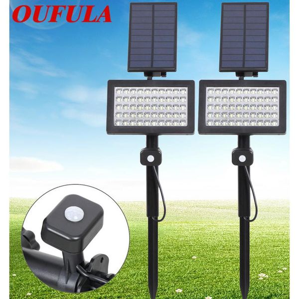 

oufula solar lawn light led sensor flood outdoor waterproof garden lamps