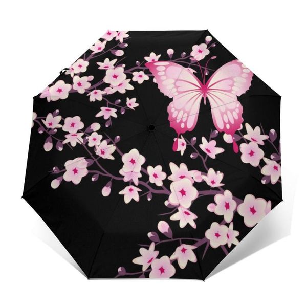 

umbrellas butterfly umbrella wholesale wind proof automatic design compact outside