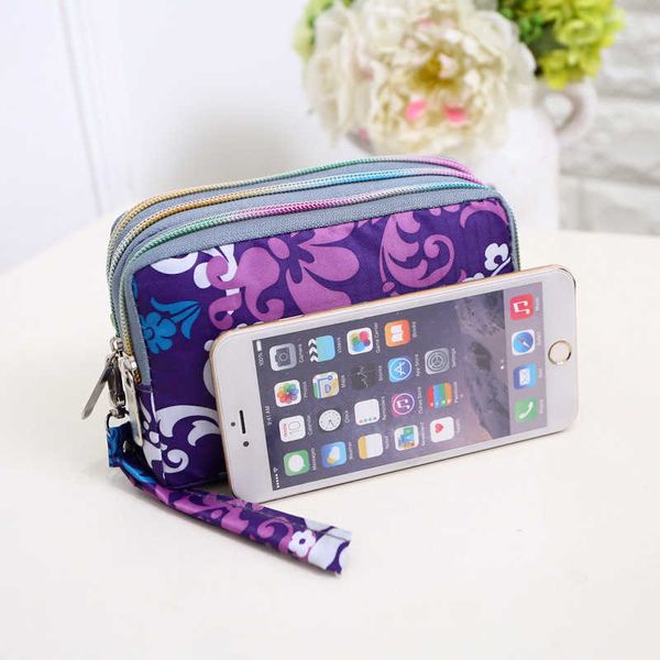 

2021 new nylon hand bag wallet fashion wash, White