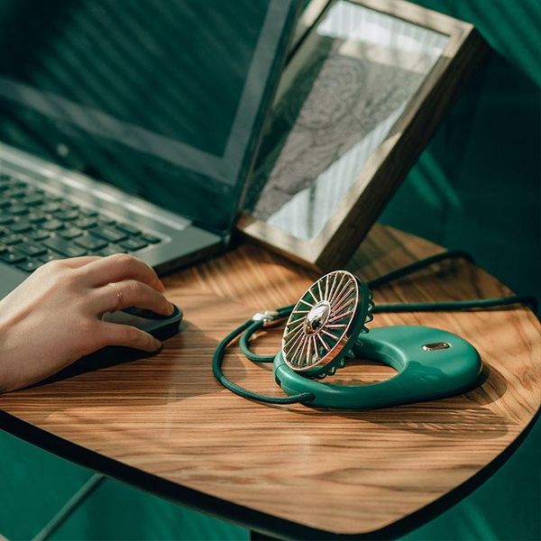 

mini mute portable electric fan rechargeable handheld usb with strong wind portable office outdoor travel handheld