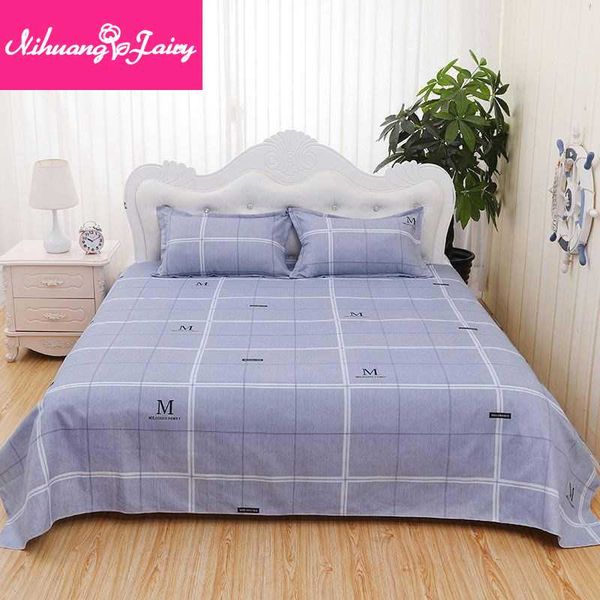 

sheets & sets single piece of old coarse cloth bed sheet double thick cover summer mat