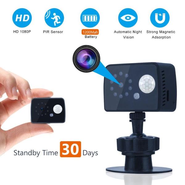 

mini camera pir motion detection low power hd 1080p sensor night vision camcorder dvr micro sport dv video small cam cameras