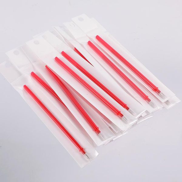 

refills 20 pcs/set school erasable 0.5mm pen refill office gel blue red dark black ink writing tool stationery, Black;red
