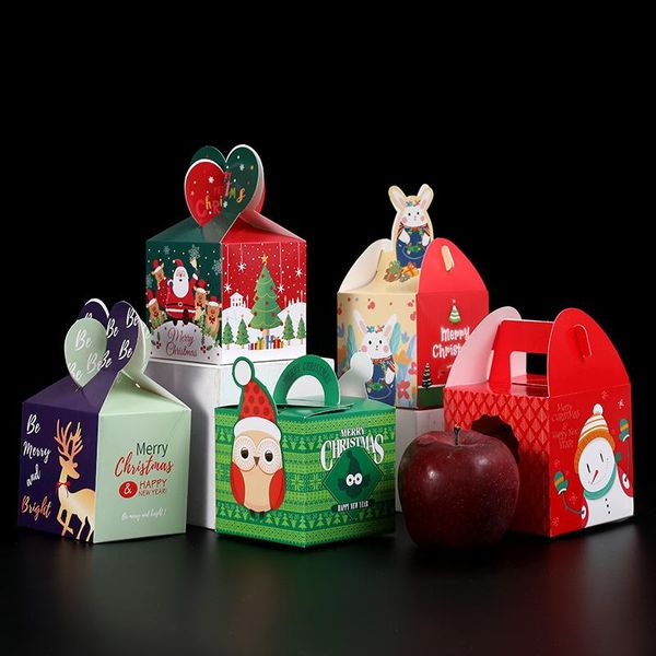 

gift wrap creative apple box christmas eve children's candy ping fruit packaging