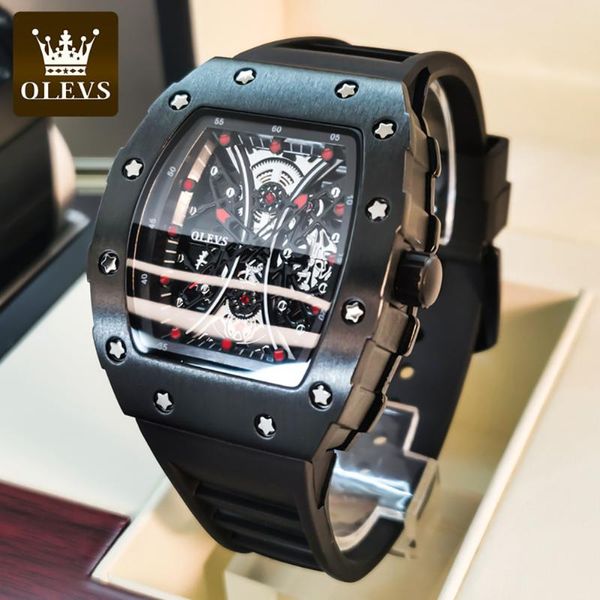 

wristwatches wrist watches mens 2021 luxury clocks sport watch waterproof steel dive retro quartz fashion red black rubber strap diver, Slivery;brown