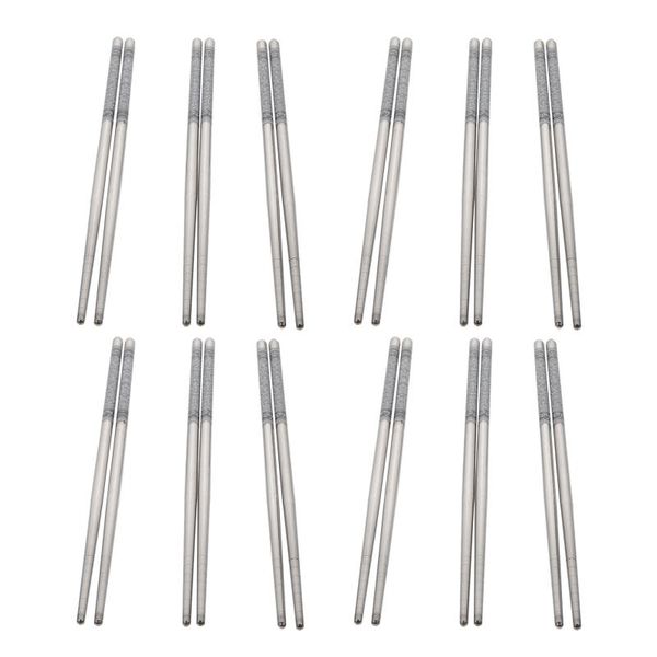 

chopsticks 12 pairs heat insulation home portable (assorted color)