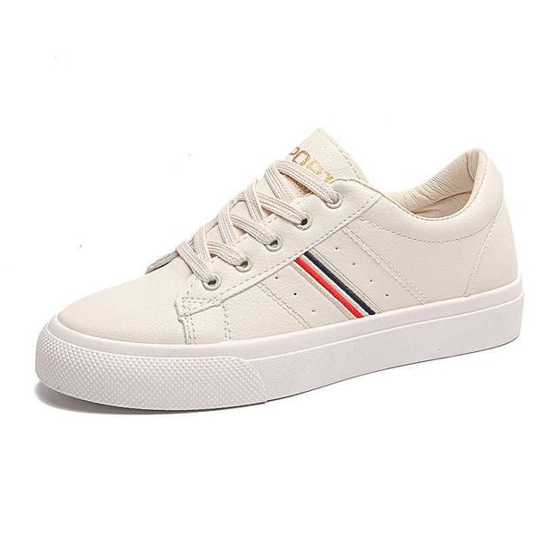 

dress shoes women of breathble mode vulcan footwear leather platform pu lace up casual white tenis female zapatos de mujer rs0o, Black