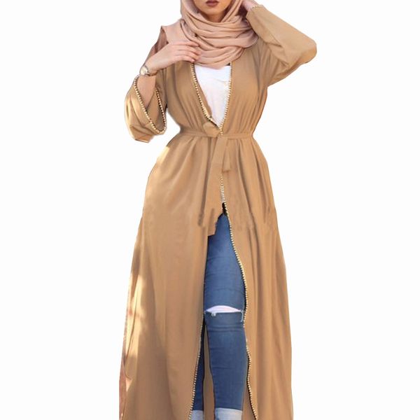 

open kaftan abaya dubai kimono islam muslim hijab dress abayas for women caftan turkish islamic clothing robe musulman de mode, Red
