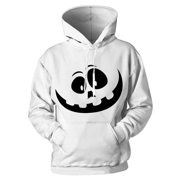 

men's hoodies & sweatshirts cloudstyle halloween autumn oversized hooded sweatshirt men hip hop smile 3d printing clothing none zipper, Black