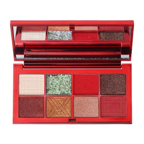 

eye shadow 8 colors eyeshadow palette rose pumpkin color matte pearly eyes contouring makeup powder long lasting cosmetics tslm1