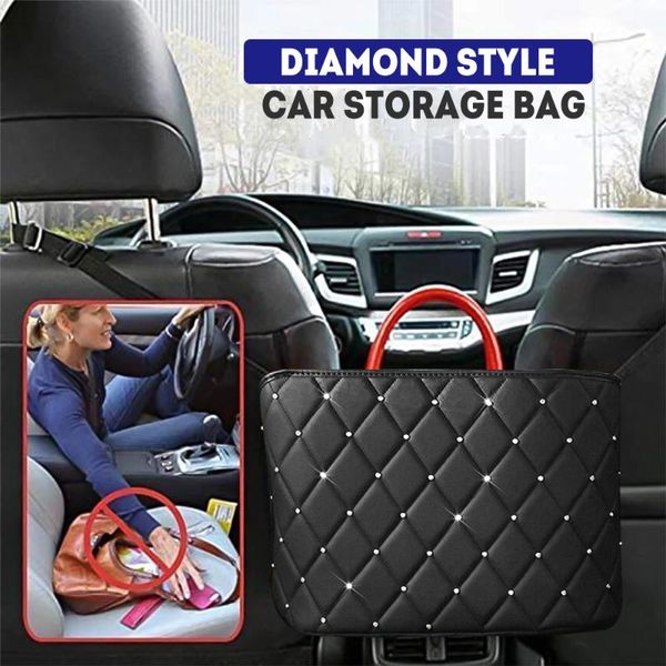 

car organizer storage large capacity elastic mesh net bag between back luggage holder pocket seat