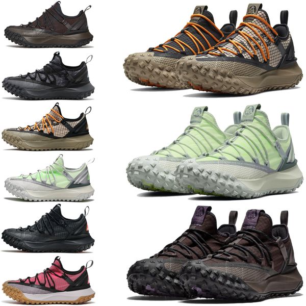 

acg mountain fly low mens womens running shoes outdoor black anthracite adventure crimson fossil rock climbing brown basalt men trainers spo