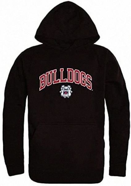 

men's hoodies fresno state bulldogs ncaa campus pullover hoodie x3fq#, Black