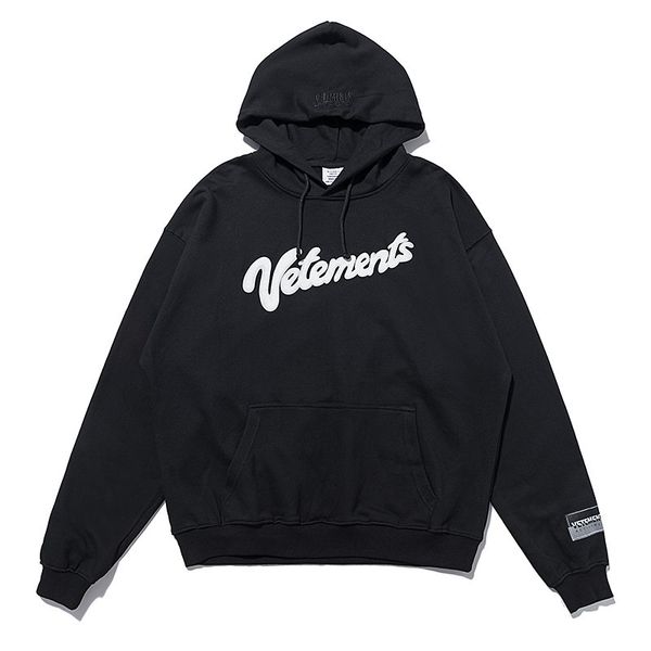 

foaming letter hoodie men printting sweatshirts high street novelty fleece hoodie sweatshirt men's fashion hip hop 4 colors, Black