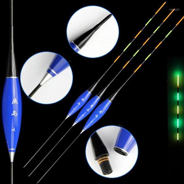 

fishing floats electric 1-3# led night light luminous float balsa bobbers accessory accessories1