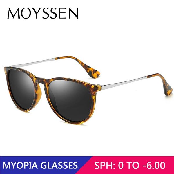 

sunglasses men classic brand design polarized mirror lens women retro round frame myopia prescription customized sun glasses, White;black