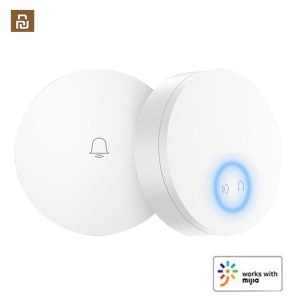 

linptech wifi self-generation wireless bell power bell work for mijia app smart control memory function ac 110-240v