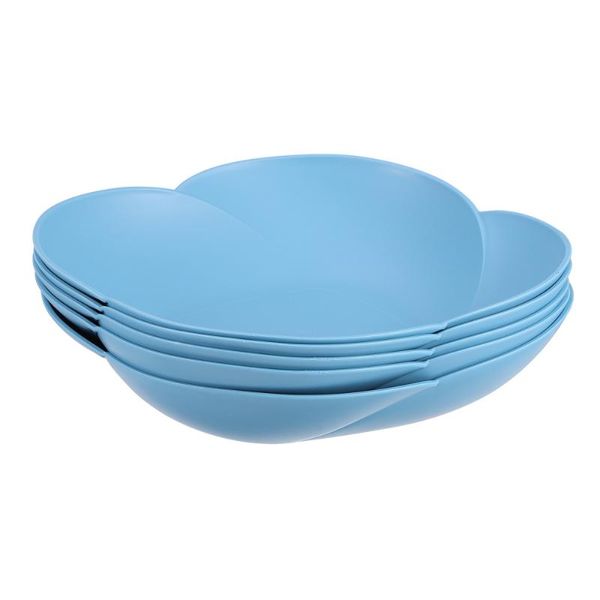 

dishes & plates 5pcs flower edge candy plate practical snack smooth surface