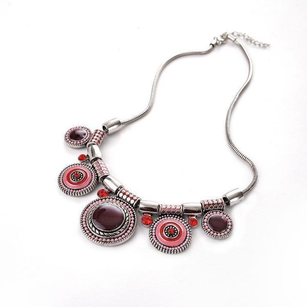 

aaa designer jewelry jewelry bohemian oil ring necklace women's necklace, Silver