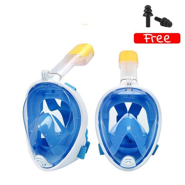 

diving masks underwater scuba snorkeling anti fog mask set full face respiratory safe and waterproof swimming equipment