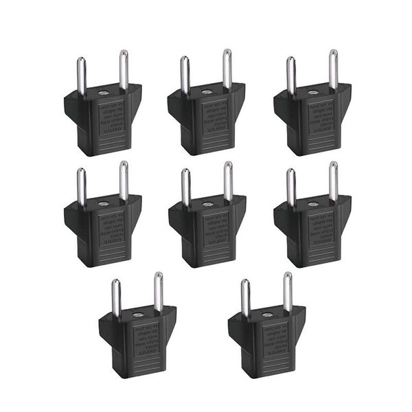 

smart power plugs gemt 8 pcs american usa to european outlet plug adapter eu travel type c converter electric sockets