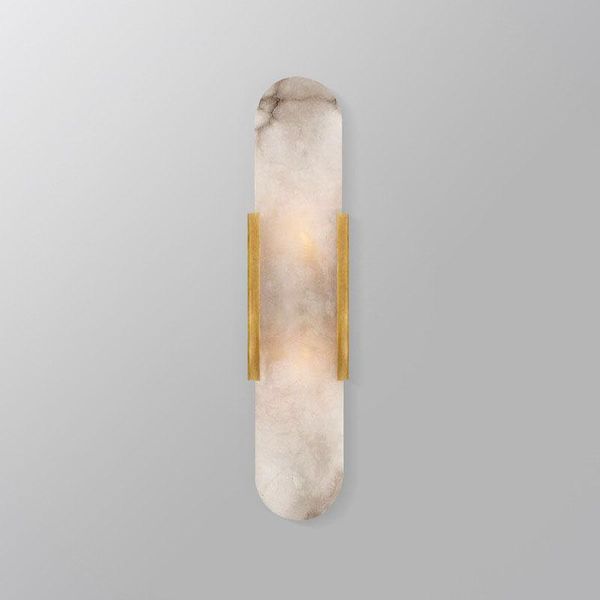 

postmodern natural marble led wall lamp for parlor bedroom bedside el club study indoor sconce lighting